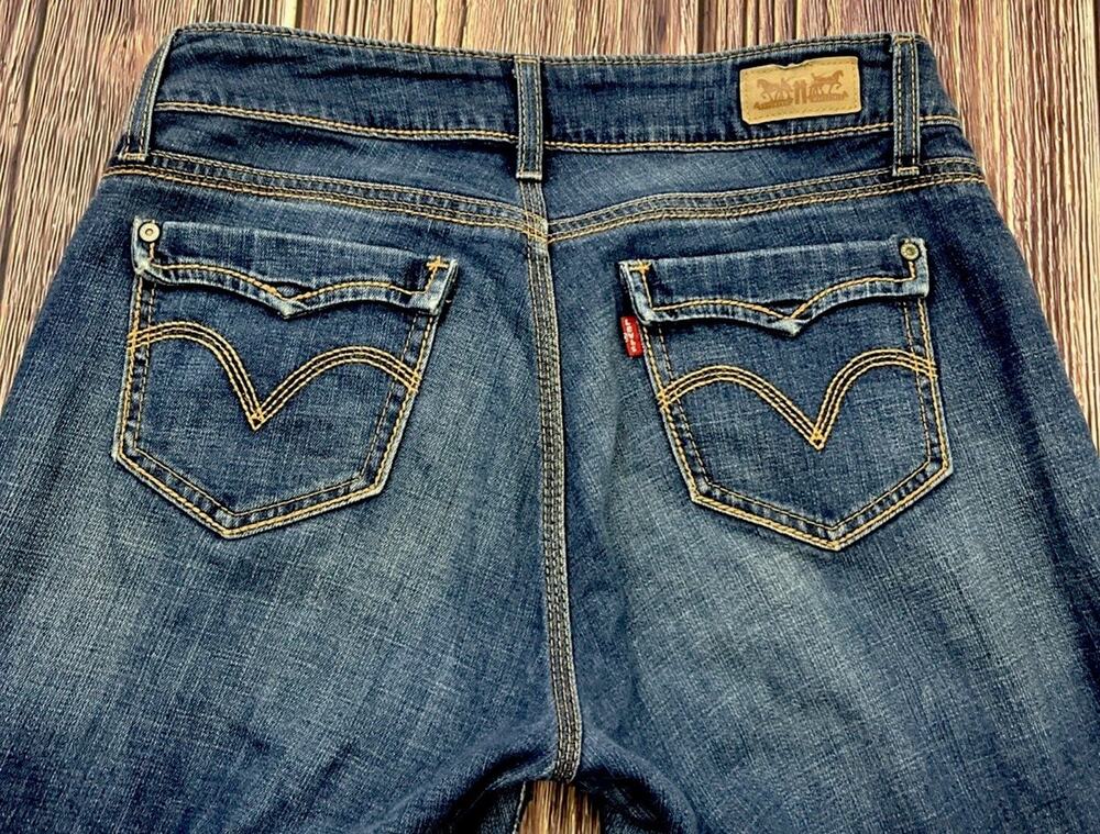 Levi 529 Curvy Straight Jeans Womens Size 10 S Stretch
